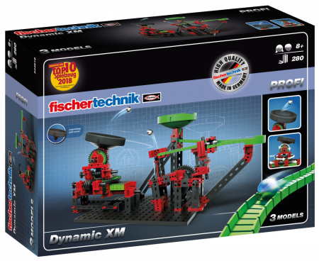 Noutati si reduceri - Kit STEM Cursa cu obstacole Dynamic XM, Fischertechnik