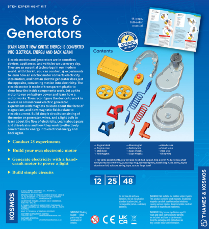 Kit STEM de construit motoare si generatoare, Thames & Kosmos [3]