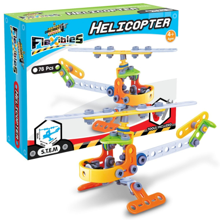Kit STEM Flexible Elicopter [4]