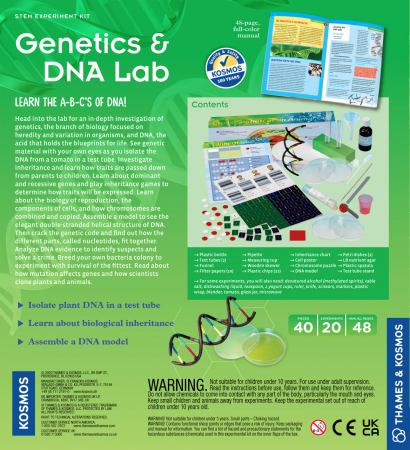Kit STEM Laboratorul de genetica, Thames & Kosmos [1]