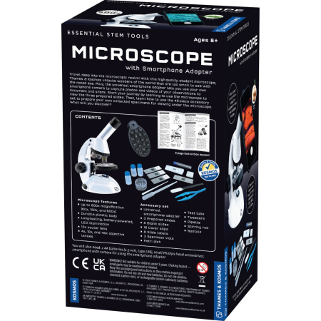 Kit STEM Microscop cu adaptor pentru telefon, Thames & Kosmos [3]