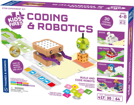 Noutati si reduceri - Kit STEM Primii pasi Principii de codare si roboti, Thames & Kosmos