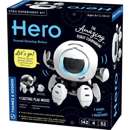 Noutati si reduceri - Kit STEM Robot cu detectare sonora, Thames & Kosmos