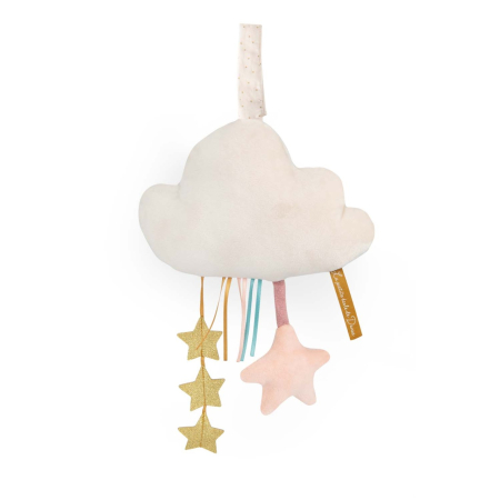 Noutati si reduceri - Lampa de veghe si jucarie bebe Nor luminos, Moulin Roty