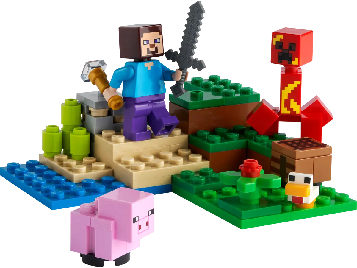 LEGO® Minecraft - Ambuscada Creeper™ 21177, 72 piese, 7 ani+ [1]