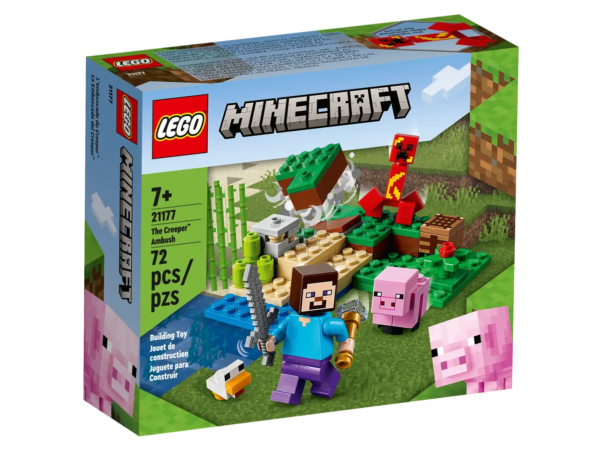 LEGO® Minecraft - Ambuscada Creeper™ 21177, 72 piese, 7 ani+ [0]