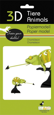 Noutati si reduceri - Macheta 3D Cameleon, Fridolin