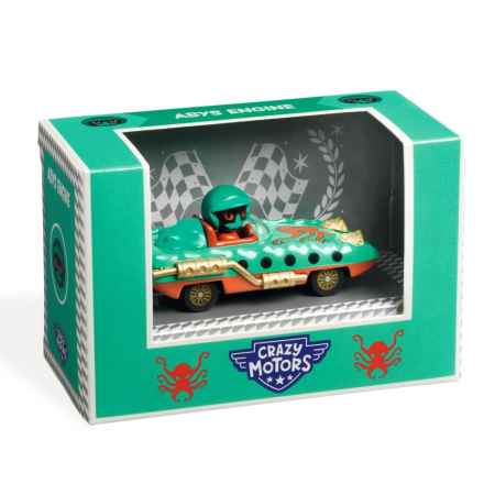 Masina de cursa Abys Engine Colectia Crazy Motors, Djeco [7]