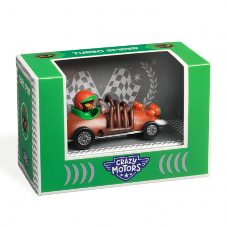 Vehicule - Masina de curse Turbo Spider, Colectia Crazy Motors, Djeco