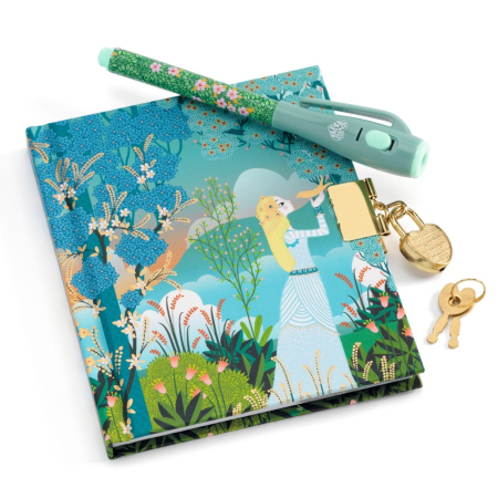 Micul jurnal secret cu pix magic Charlotte, Djeco [4]
