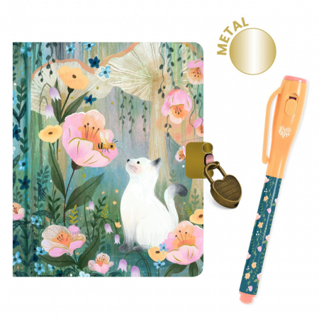 Rechizite Creative - Micul jurnal secret cu pix magic Kendra, Djeco