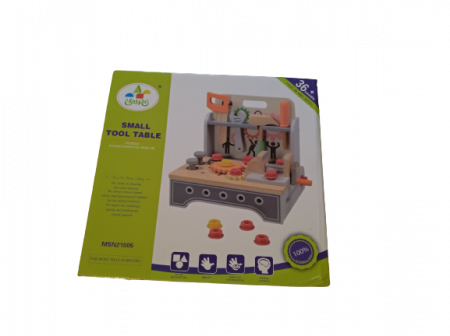 Mini Banc de Lucru Multifunctional cu Unelte din Lemn, Atelier de scule [5]
