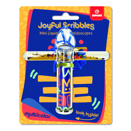 Noutati si reduceri - Mini caleidoscop cu tub lichid Svoora