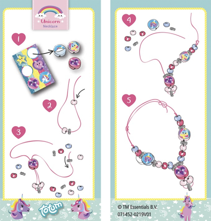 Mini set creativ DIY Colier cu unicorni [2]