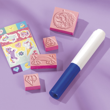Mini set creativ Stampile cu unicorni [1]