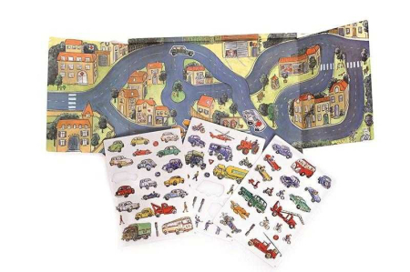 Noutati si reduceri - Orasul cu masini, set magnetic, Egmont Toys