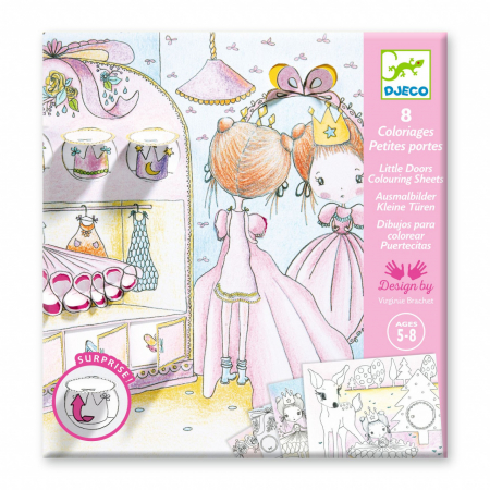 Creative - Planse de colorat Surprizele lui Pupi, Djeco
