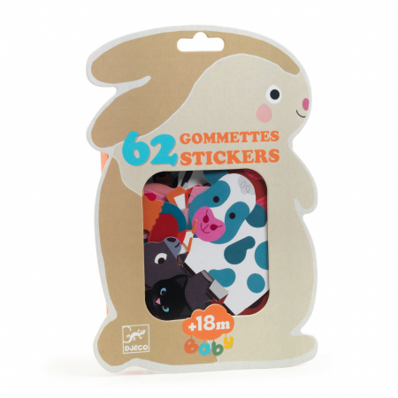 De Bebe - Primele abtibilduri Animale de la ferma, Djeco