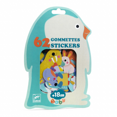 De Bebe - Primele abtibilduri Animale polare, Djeco