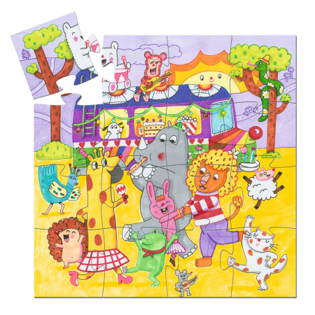 Puzzle Autobuzul copilariei, Djeco [2]