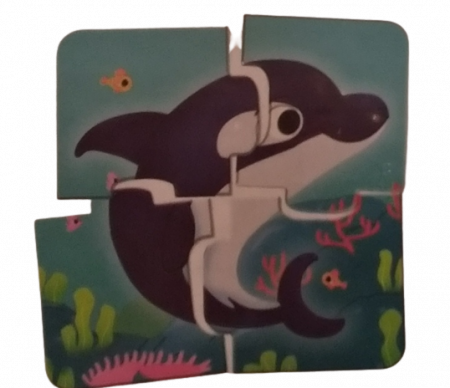 Puzzle Bebe Vietati marine, 8 puzzle-uri cu cate 4 piese fiecare [4]