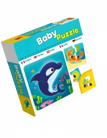 Puzzle Bebe Vietati marine, 8 puzzle-uri cu cate 4 piese fiecare [9]