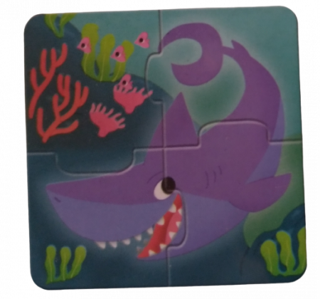 Puzzle Bebe Vietati marine, 8 puzzle-uri cu cate 4 piese fiecare [6]