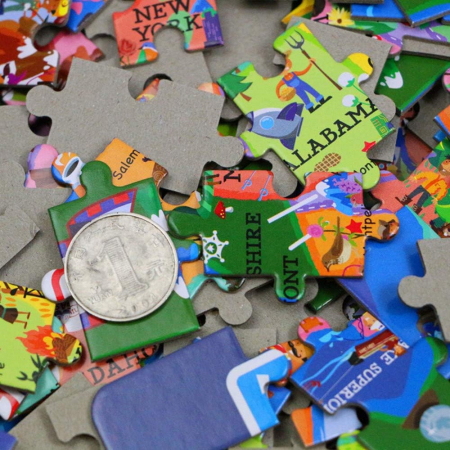 Puzzle cu harta lumii, Tari, Arhitectura, Geografie, Atractii Turistice, Oceane, Cultura, 200 de piese, 36 x 48 cm, 8 ani + [4]