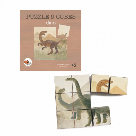 Noutati si reduceri - Puzzle cuburi dinozauri, Egmont Toys