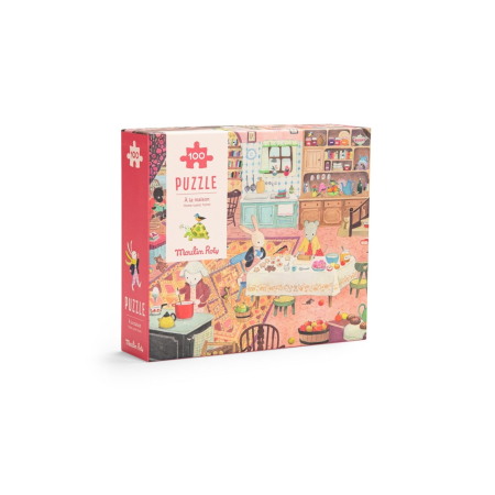 Noutati si reduceri - Puzzle de observatie Acasa, Moulin Roty