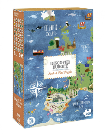 Noutati si reduceri - Puzzle Descopera Europa, Londji