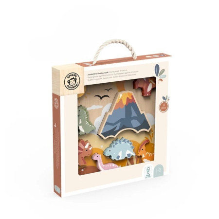 Noutati si reduceri - Puzzle din lemn Epoca Dinozaurilor, Speedy Monkey