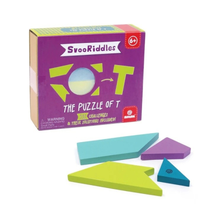Noutati si reduceri - Puzzle din lemn provocarea lui T, Svoora