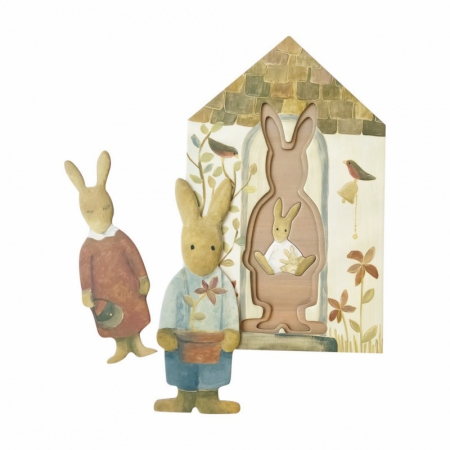 Puzzle familia de iepurasi, Egmont Toys [2]