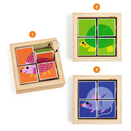 Puzzle forme rotative Tournibist, Djeco [3]