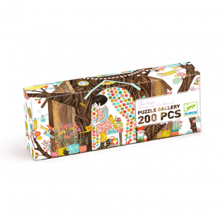 Puzzle - Puzzle galerie Casuta din copac, Djeco