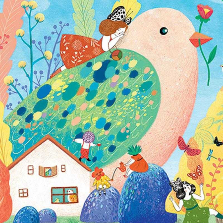 Puzzle galerie Miss Birdy, Djeco [3]