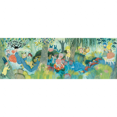 Puzzle galerie Petrecere la rau, Djeco [3]