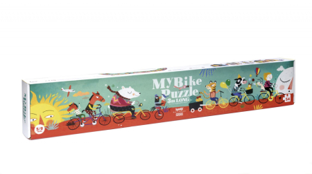Noutati si reduceri - Puzzle gigant Drumul lung cu bicicleta, Londji