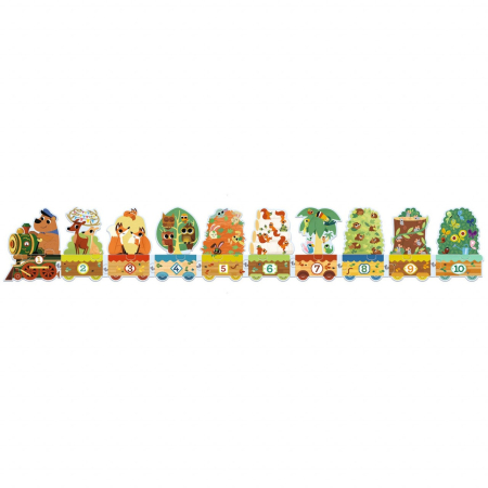 Puzzle Invat sa numar, Djeco [9]