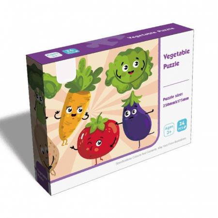 Puzzle Legume, Joc Educativ, 24 de Piese, 3 ani+ [2]