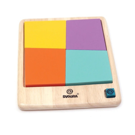 Puzzle logic din lemn Piesa lipsa, Svoora [1]