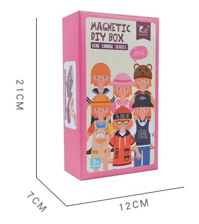 Puzzle Magnetic, Joc creatii vestimentare  fetite [2]