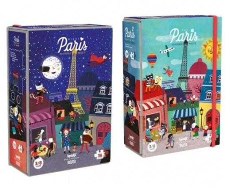 Noutati si reduceri - Puzzle Noapte si zi la Paris, Londji