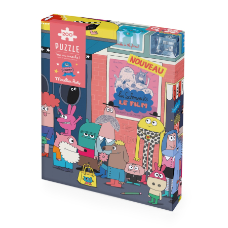 Noutati si reduceri - Puzzle observatie La cinema, Moulin Roty