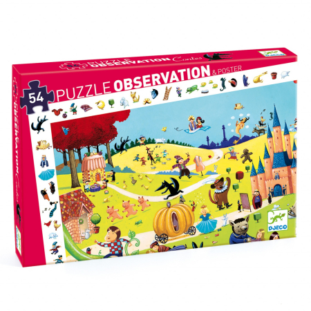 Puzzle observatie Povesti renumite, Djeco [0]