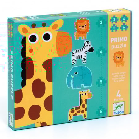 De Bebe - Puzzle progresiv Jungla, Djeco