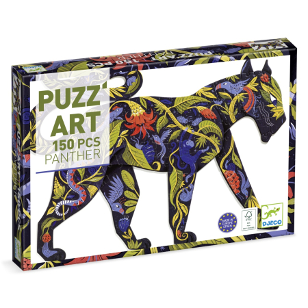 Puzzle Puzz'Art Pantera neagra, Djeco [0]