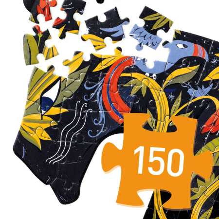 Puzzle Puzz'Art Pantera neagra, Djeco [3]