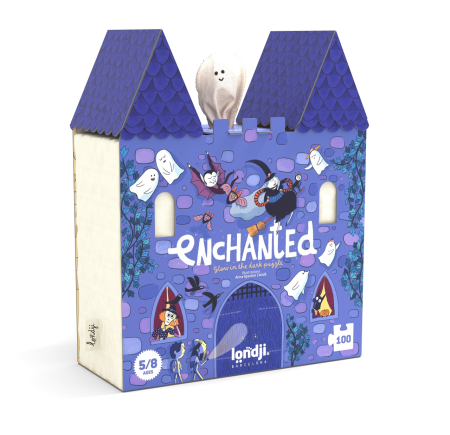 Noutati si reduceri - Puzzle reversibil Castelul bantuit, Londji